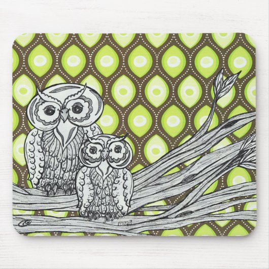 Starke Eulen Mousepad (Vorne)
