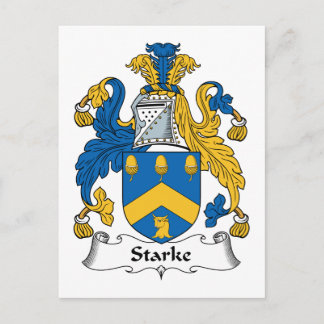 Starke Familienwappen Postkarte