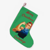 Starke Feministin Thunder_Cove Kleiner Weihnachtsstrumpf (Vorderansicht (hängend))