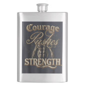 Stärke Flachmann (Vorderseite)