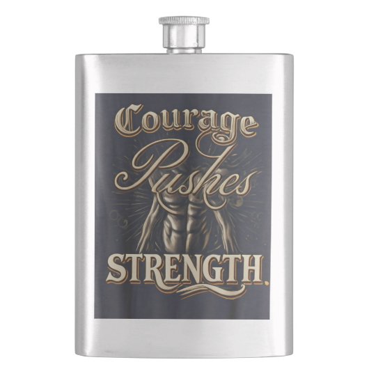 Stärke Flachmann (Vorderseite)