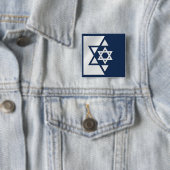 Starke Flagge Israels Button (Beispiel)