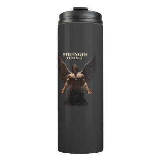 Stärke Forever Dark Angel Design – Motivierend Thermosbecher