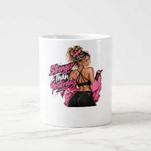 Starke Frau – Fitness Motivation Gym Workout T-Shi Jumbo-Tasse