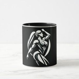 Starke Frau Fitness Personal Training Minimalistis Tasse