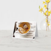 Starke Frau Karte (Gelbe Blume)