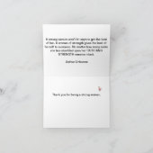 Starke Frau Karte (Innenseite)