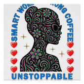 starke Frau Poster (Vorderseite)