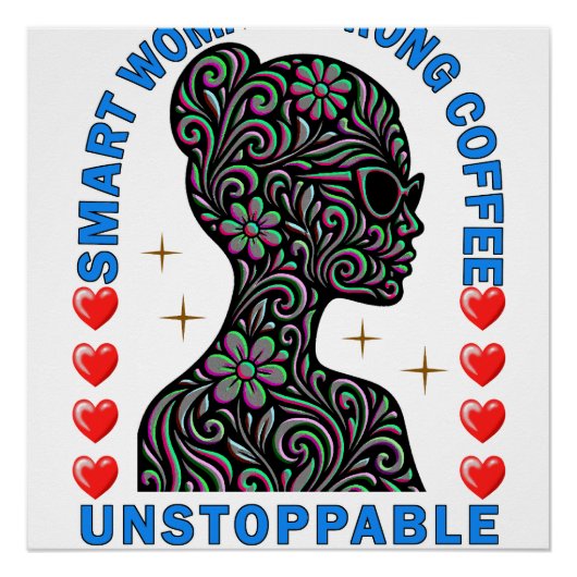 starke Frau Poster (Vorderseite)