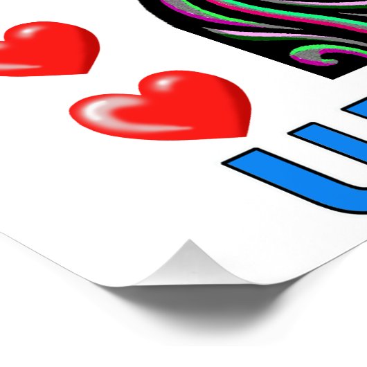 starke Frau Poster (Ecke)