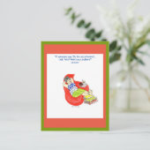 Starke Frauen "Feministin" Postkarte (Stehend Vorderseite)