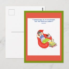 Starke Frauen "Feministin" Postkarte