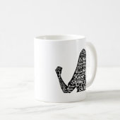 Starke Frauen Frauen Feministinnen Zitate Kaffeetasse (VorderseiteRechts)