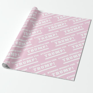 Starke Frauen für Trump Pink Gift Wrap Geschenkpapier