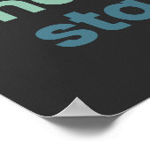 Starke Frauen haben keine Einstellung Poster (Ecke)