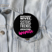 Starke Frauen Knopf Button (Beispiel)
