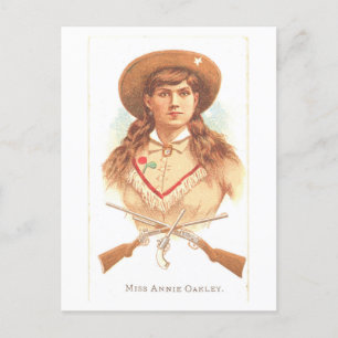 Starke Frauen Serie #37: Annie Oakley Vintage Postkarte