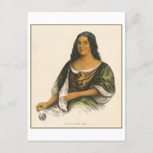 Starke Frauen Serie #62: Pocahontas Postkarte