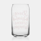 Starke Frauen starke Frauen Uterus Frauen Stärkung Dosenglas (Rückseite)