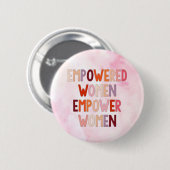 Starke Frauen stärken Frauen Button (Vorne & Hinten)
