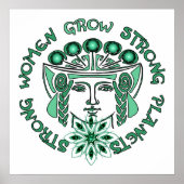 Starke Frauen starker Planet Poster (Vorne)