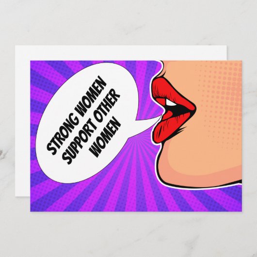 Starke Frauen unterstützen einander (Vorne/Hinten)