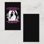 Starke Frauen zitieren unabhängige Mädchen Visitenkarte (Vorne/Hinten)