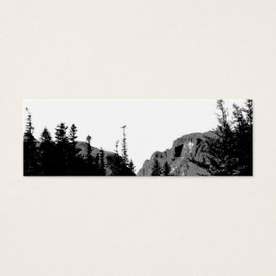 Stärke/Gebirgslandschaft in B&W Lesezeichen