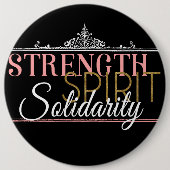 Stärke, Geist, solidarität Button (Vorderseite)