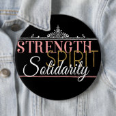 Stärke, Geist, solidarität Button (Beispiel)