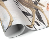 Starke Giraffe Geschenkpapier (Rolleneckpunkt)