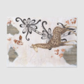 Starke Giraffe Seidenpapier (Vorderseite)