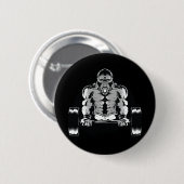 Starke Gorilla Pumps Muskeln Button (Vorne & Hinten)