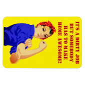 Starke Hausfrauen Inspiration Hausfrau Magnet (Horizontal)