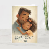 Stärke hinter jeder Step Vatertag Card Karte (Vorderseite)