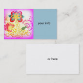 starke hippie-ähnliche Palme-Visitenkarten Visitenkarte (Vorne/Hinten)