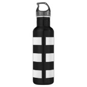 Starke horizontale Streifen Aluminium Edelstahlflasche (Rückseite)