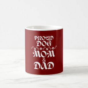 STARKE HUNDE MAMA & VATER HUNDE LIEBER PUPPY PETS KAFFEETASSE