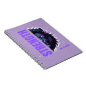 Stärke im Glaubenssymbol und Kreuzemblem Notizblock (Rechte Seite)