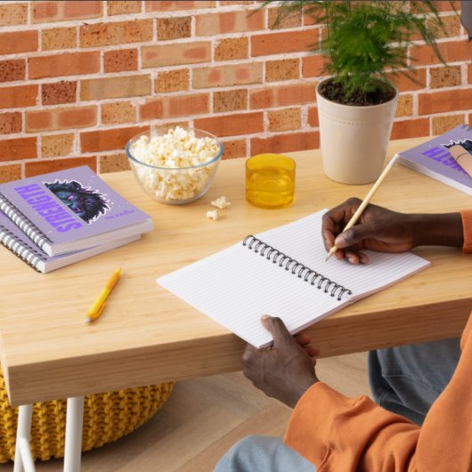 Stärke im Glaubenssymbol und Kreuzemblem Notizblock