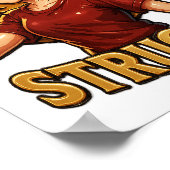 Stärke im Kampf Anime Glossy Art Poster (Ecke)