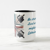 Stärke im Power und Glaube: Ephesianer 6:10 Tasse (Zentrum)