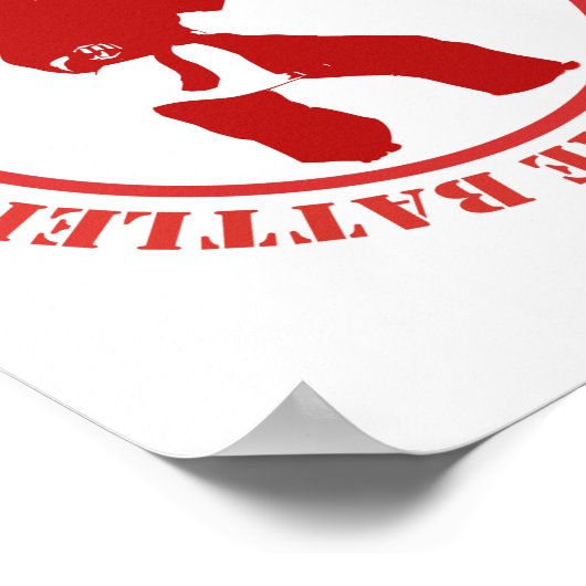 Stärke in der Stille: Karate Motivation Poster (Ecke)