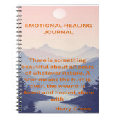 Stärke in jedem Schlaganfall: emotionale Heilungsz Notizblock (Vorderseite)