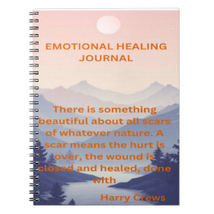 Stärke in jedem Schlaganfall: emotionale Heilungsz Notizblock