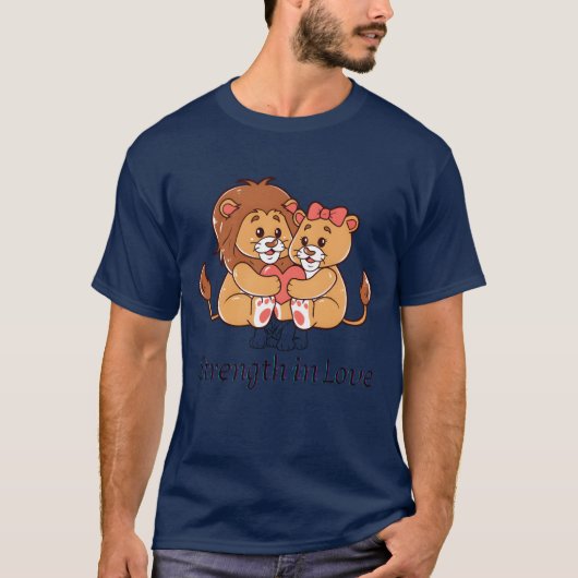 Stärke in Liebe Junge T-Shirt (Vorderseite)