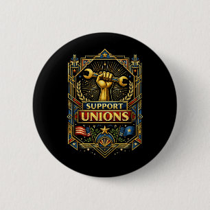 Stärke in Solidarität Button
