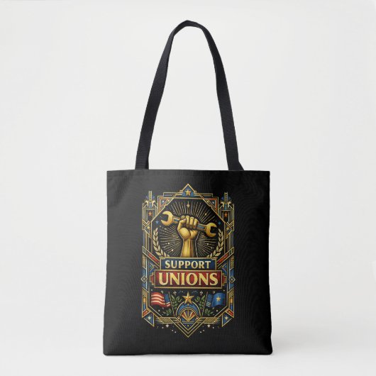 Stärke in Solidarität Tasche (Vorderseite)