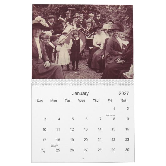 Stärke in Zahlen Kalender (Jan 2027)