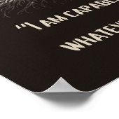 Stärke inmitten von Widrigkeiten Poster (Ecke)